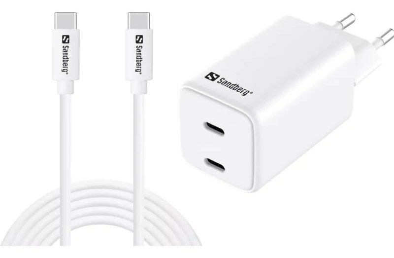 Chargeur USB-C Sandberg PD65W EU 3M