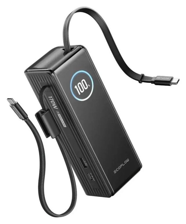 Batterie Externe EcoFlow RAPID 25000 mAh 170W Noir