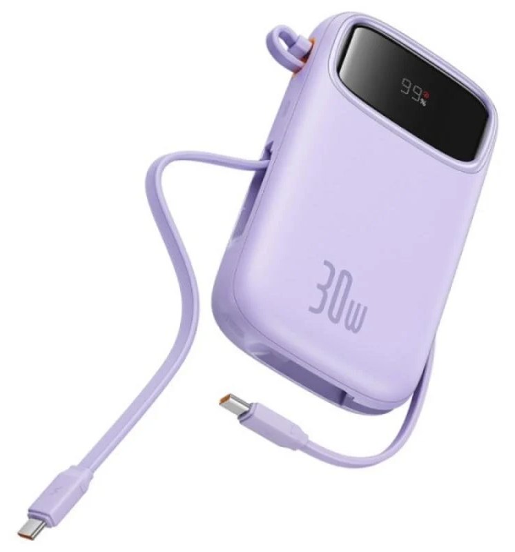 Powerbank Baseus QPow 2 10000 mAh 30W Púrpura