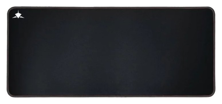 Alfombrilla para ratón White Shark BLACK KNIGHT XL Negro Textil Caucho Base Antiderrapante