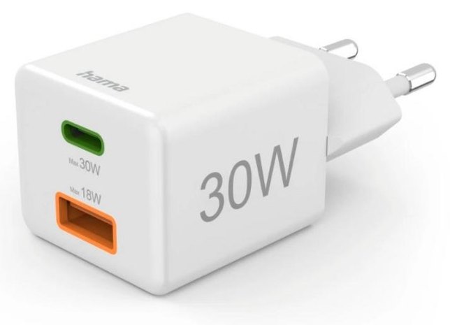 Chargeur Hama 30W USB-C et USB-A Power Delivery Quick Charge