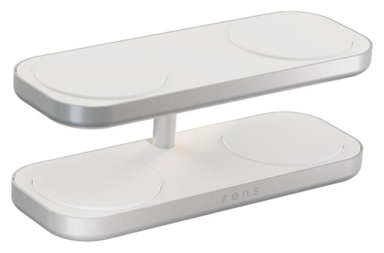 Chargeur Inalámbrico ZENS Quattro Charger Pro 4 Blanc 4 Dispositifs QI2