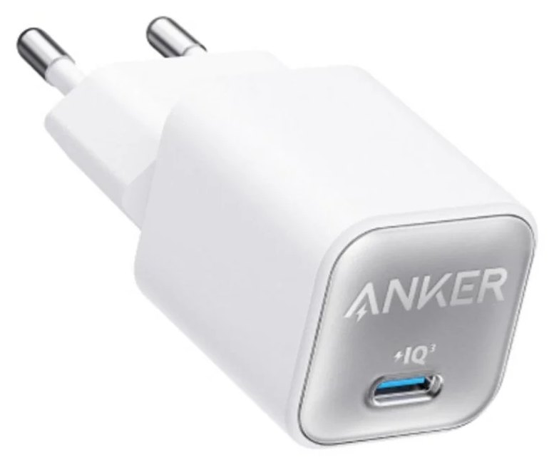 Chargeur mural Anker Zolo 30W 1 port USB-C blanc