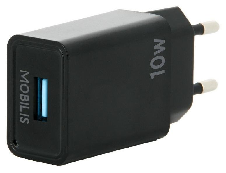 Chargeur Auto Mobilis 10.5W USB-A Type-C Noir