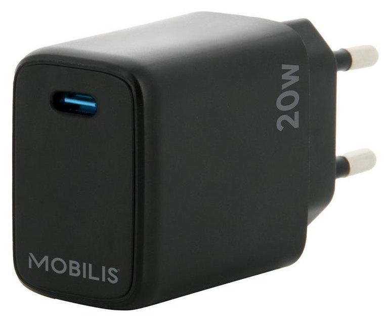 Chargeur Auto USB-C 20W Mobilis Universel Noir