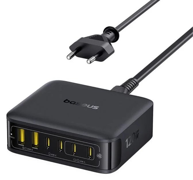 Chargeur Baseus E0120T00 120W Noir Charge Rapide Universelle