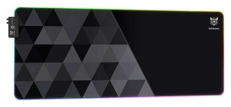 Alfombrilla Gaming Onikuma MP006 RGB Negra