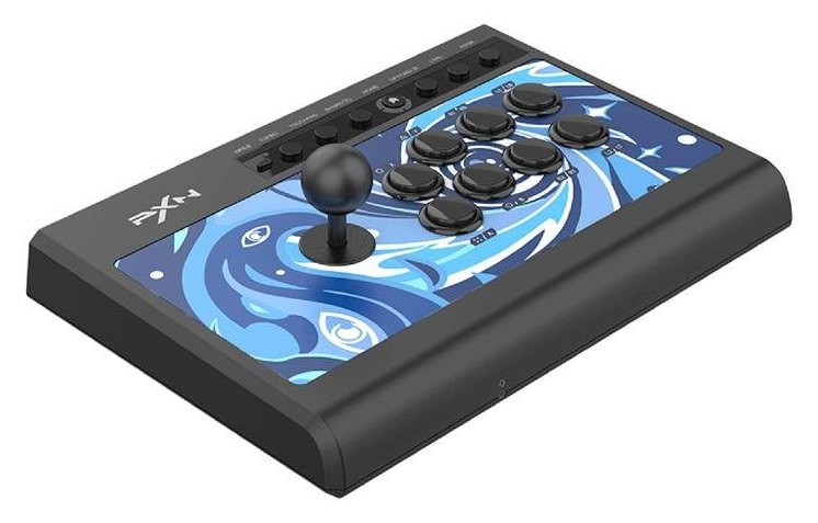 Palanca de Arcade PXN PXN-008 Joystick 360° Blue Switch Multiplataforme