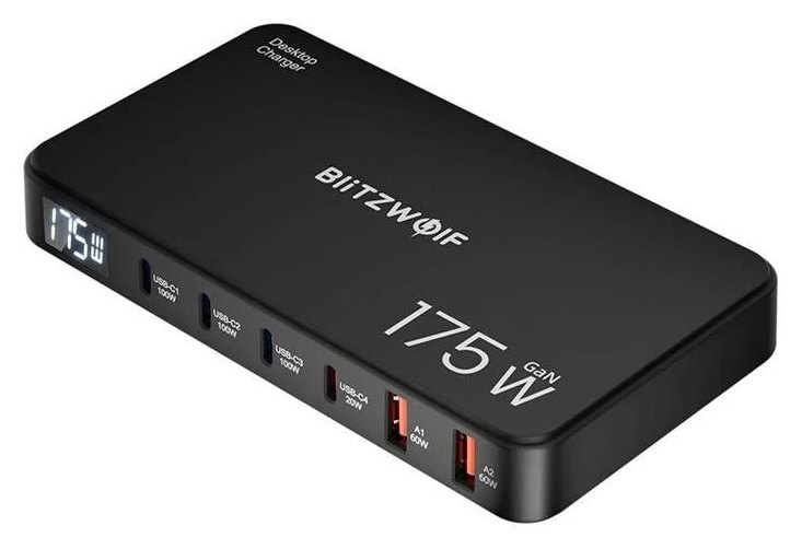 Station de charge Blitzwolf BW-S30 6 en 1 175W USB-C et USB-A