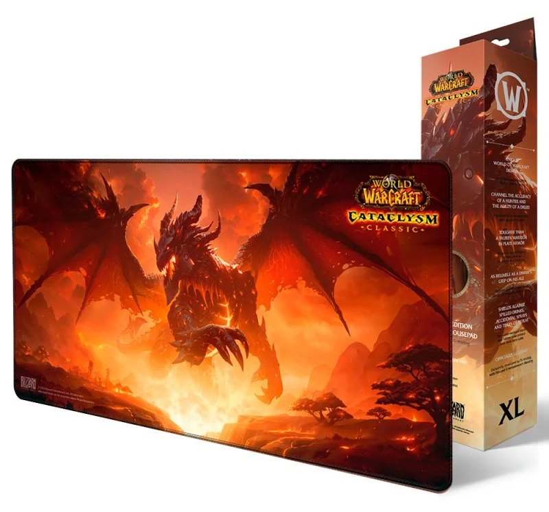 Fs-holding-ltd Tapis Gaming World Of Warcraft Classic Cataclysm XL 90 cm Deathwing