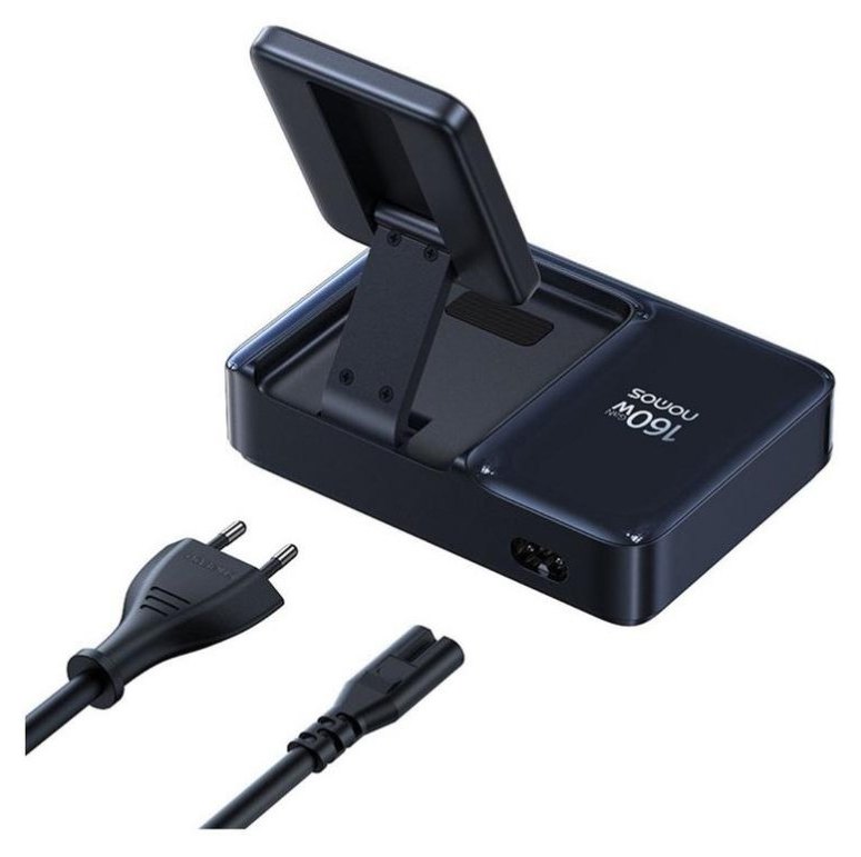 Cargador 4-en-1 Baseus Nomos NH21 QI2 160W Noir Cosmique