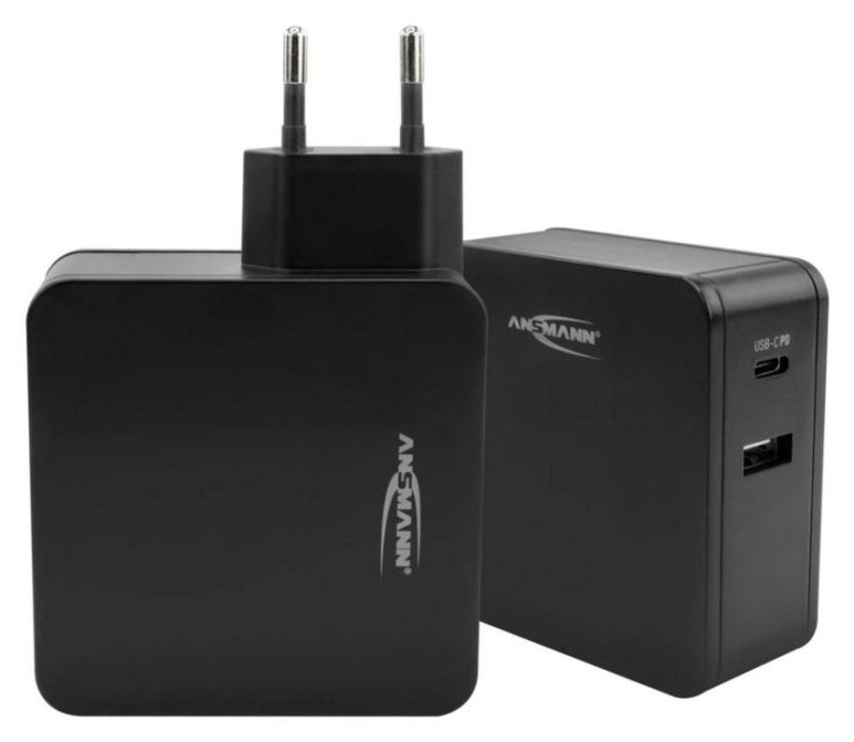 Chargeur USB-C 45W Ansmann 247PD Quick Charge 3.0 Noir