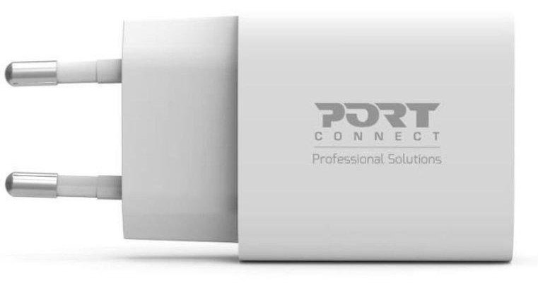 Chargeur Mural Port Designs 900031EU USB-C 20W Power Delivery Blanc