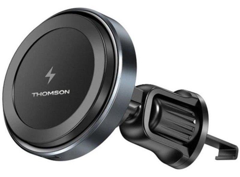 Chargeur sans fil magnétique pour voiture Thomson Qi 15W avec support grille