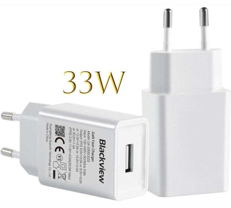 Chargeur USB-C 33W Blackview Carga Rápida 3.0