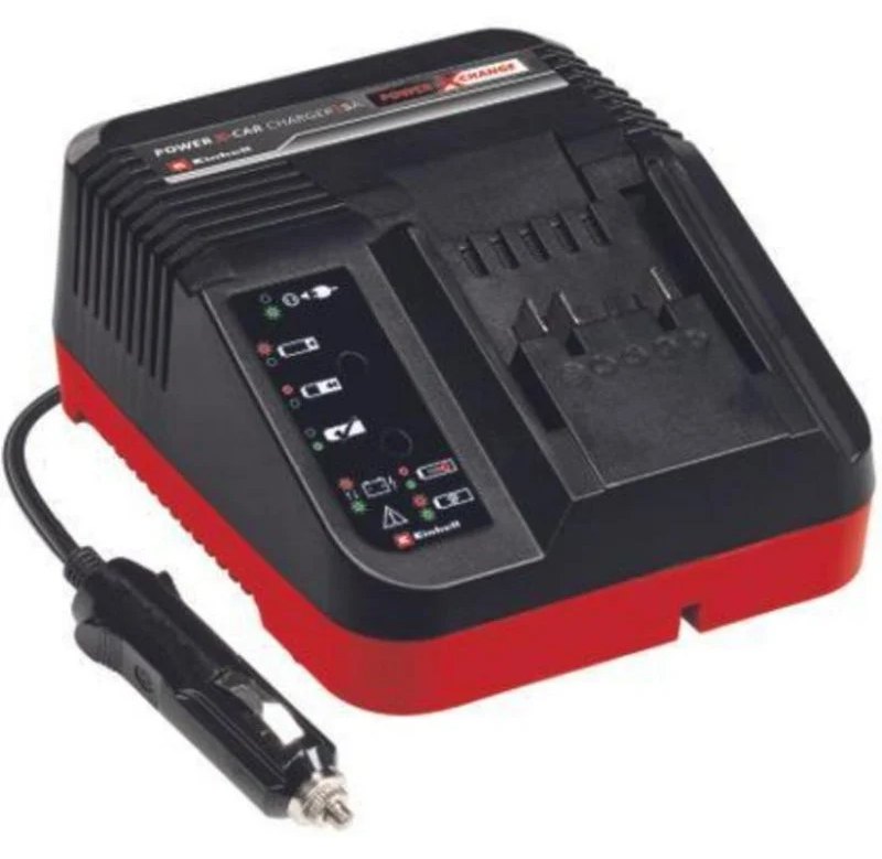 Chargeur de voiture Einhell Power X-Car 3A pour batteries Power X-Change