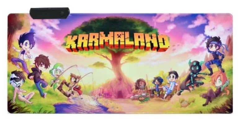 Alfombrilla Gaming Maillon Technologique Karmaland XXL RGB 900X400MM