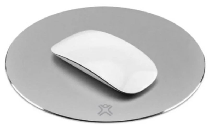 Alfombrilla para ratón XtremeMac XM-MPR-SLV Plata Aluminio Base antiderrapante