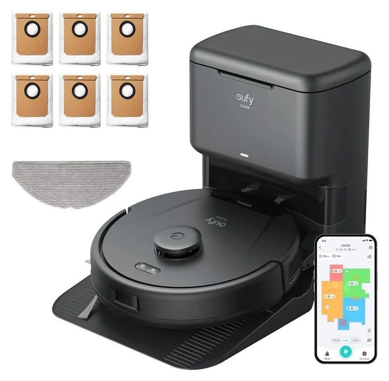 Aspirateur Robot Eufy L60 Hybrid Navigation Laser Puissance 5.000 Pa