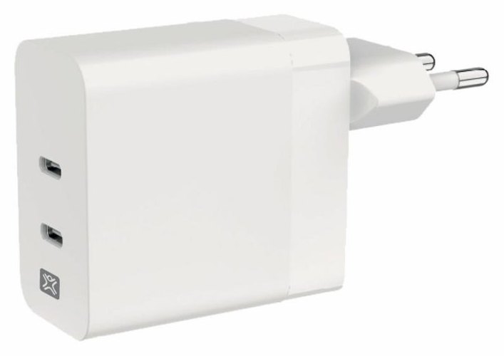 Chargeur USB-C 65W XtremeMac XWH-SPC60-03 Double Port Blanc