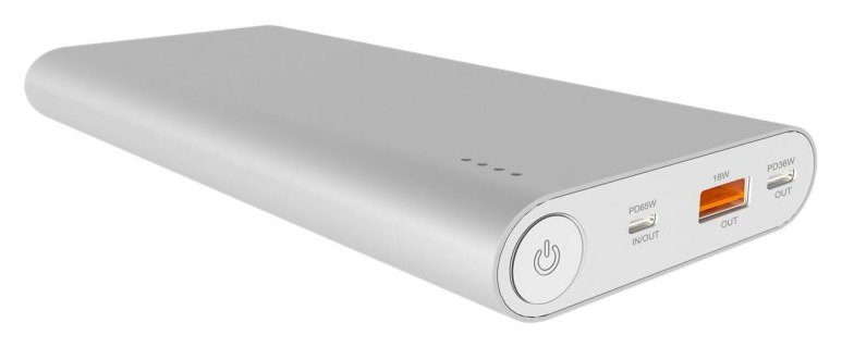 Batterie Externe DLH DY-BE5465 20100 mAh Quick Charge 3.0 80 W Alu Gris