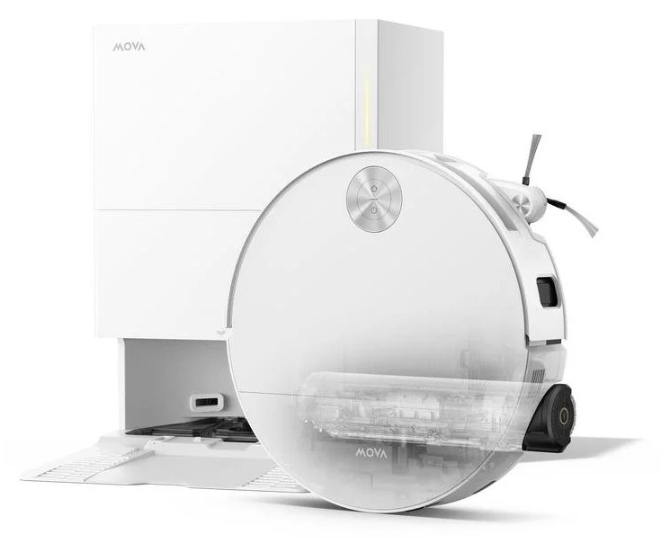 Aspirateur Robot MOVA S70 Roller avec Vidage Automatique Navigation Laser 28 kPa Contrôle Vocal