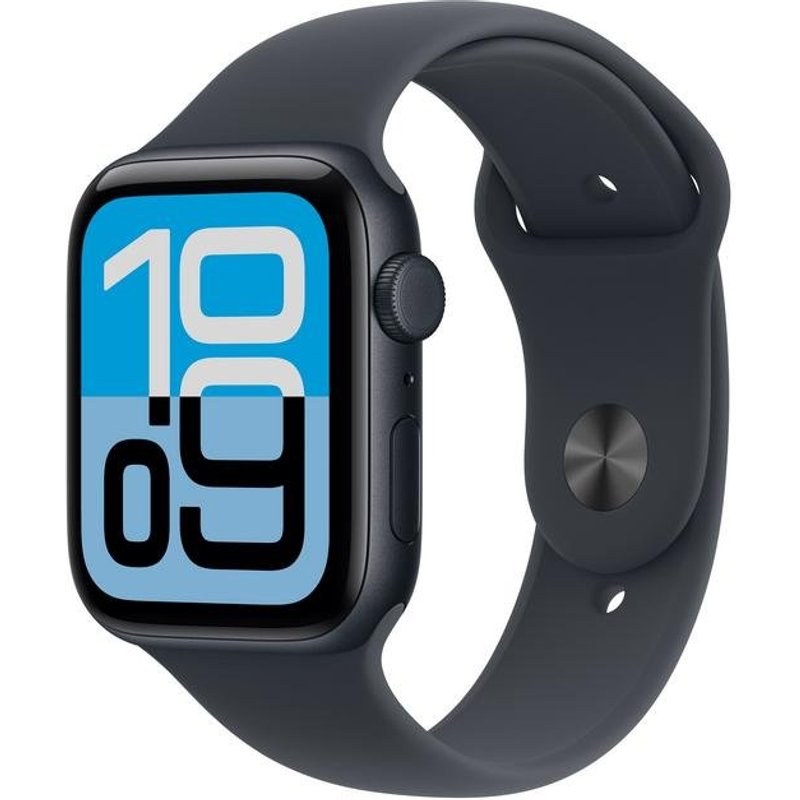 Apple Watch SE 3 GPS + Cellular 44 mm Aluminium Minuit Bracelet Sport Minuit M/L