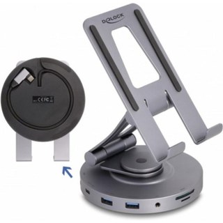 DeLock Tablet & Laptop Docking Station with Holder