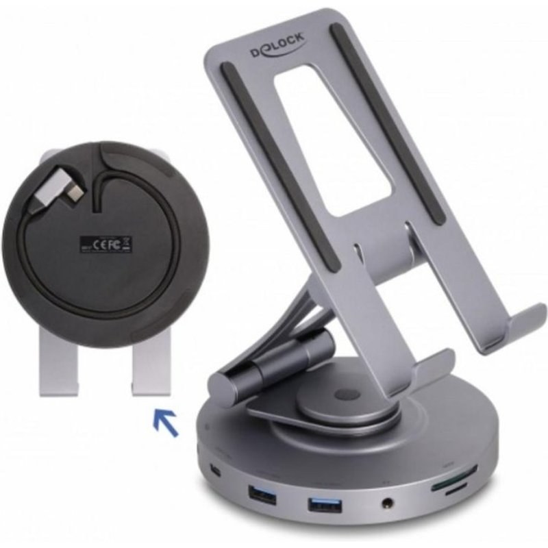 DeLock Tablet & Laptop Docking Station with Holder