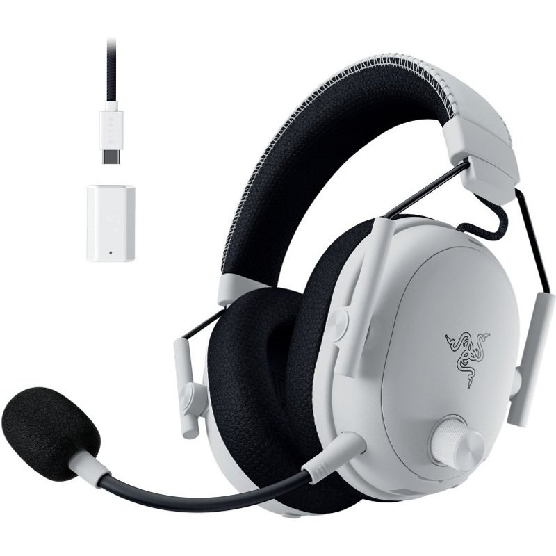 Razer Casque Gaming E Sports Sans Fil Blackshark V3 Pro réduction Active Du Bruit