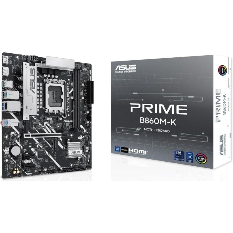 Carte mère ASUS PRIME B860M-K micro ATX Socket LGA1851 Chipset Intel B860