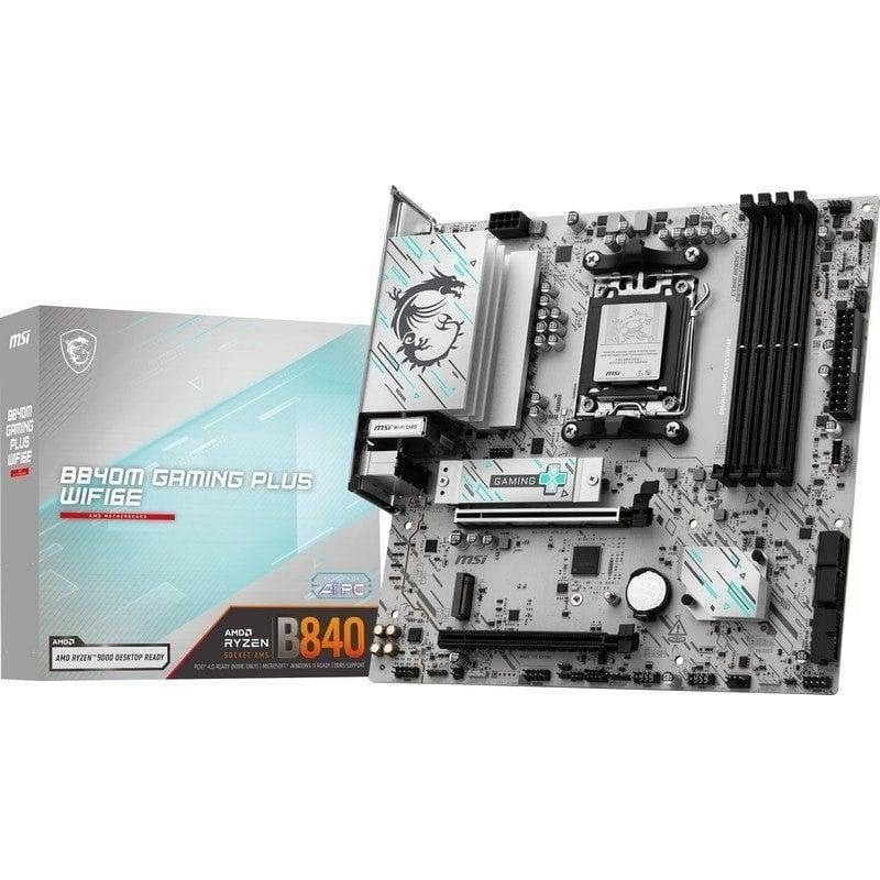 Carte mère MSI B840M GAMING PLUS WIFI6E micro ATX Socket AM5 Chipset AMD B840