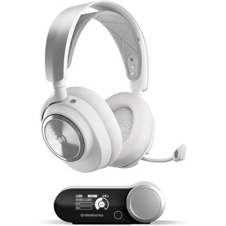 Casque PC gaming sans fil SteelSeries Arctis Nova Pro WL Bluetooth Blanc
