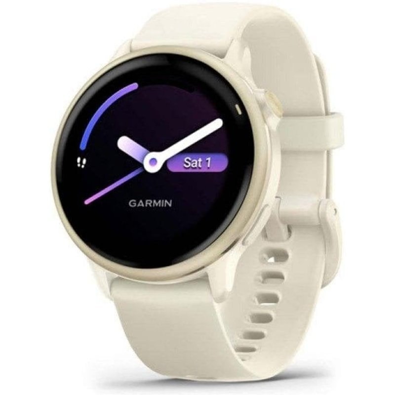 Garmin Vivoactive 6 Lunette Lunar Boitier Ivoire
