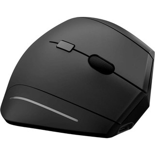 TNB ERGO - sans fil ergonomique verticale rechargeable Bluetooth + USB-A 2,4 GHz - noir