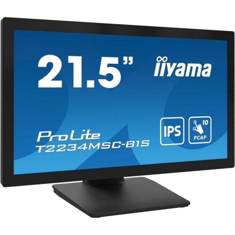 Moniteur iiyama ProLite T2234MSC-B1S 21,5" FullHD IPS Écran Tactile 8MS VESA IP65