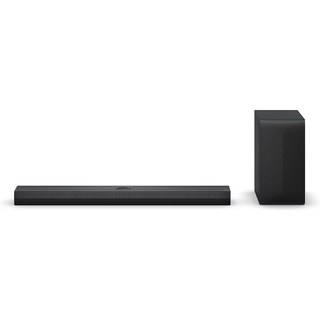 Barre de son LG S70TY Dolby Atmos 3.1.1 ch Noir + Caisson de basse sans-fil Dédiée TV LG QNED