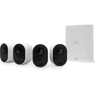 Arlo Ultra 2 Security System 4 Camera Kit - Blanc (VMS5440)