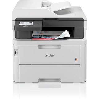 Imprimante multifonction 4-en-1 Brother MFC-L3760CDW Blanc et Noir