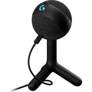 Microphone gaming Logitech G Yeti Orb RVB à condensateur avec Lightsync pour PC et Mac Noir