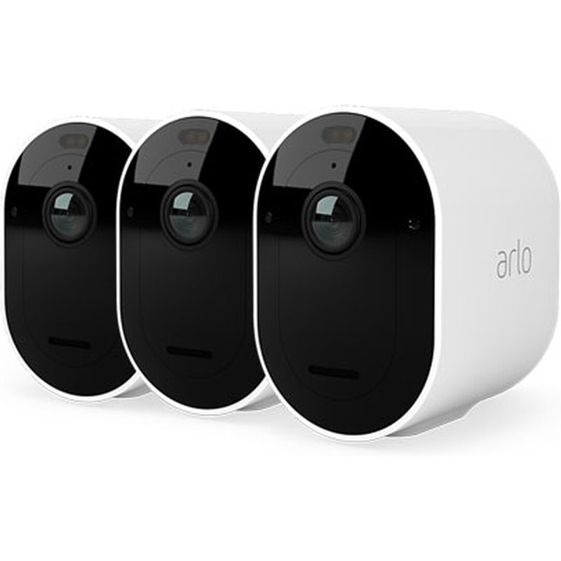 Arlo Pro 5 Spotlight - Pack 3 Caméras 2K+ HDR - Blanc (VMC4360P-200EUS)