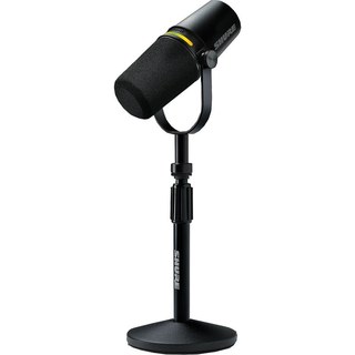 Shure MV7+ Noir avec pied de table