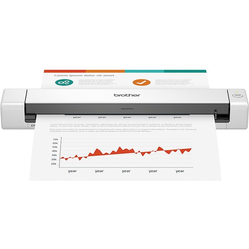 Scanner portable Brother DS-640 Blanc