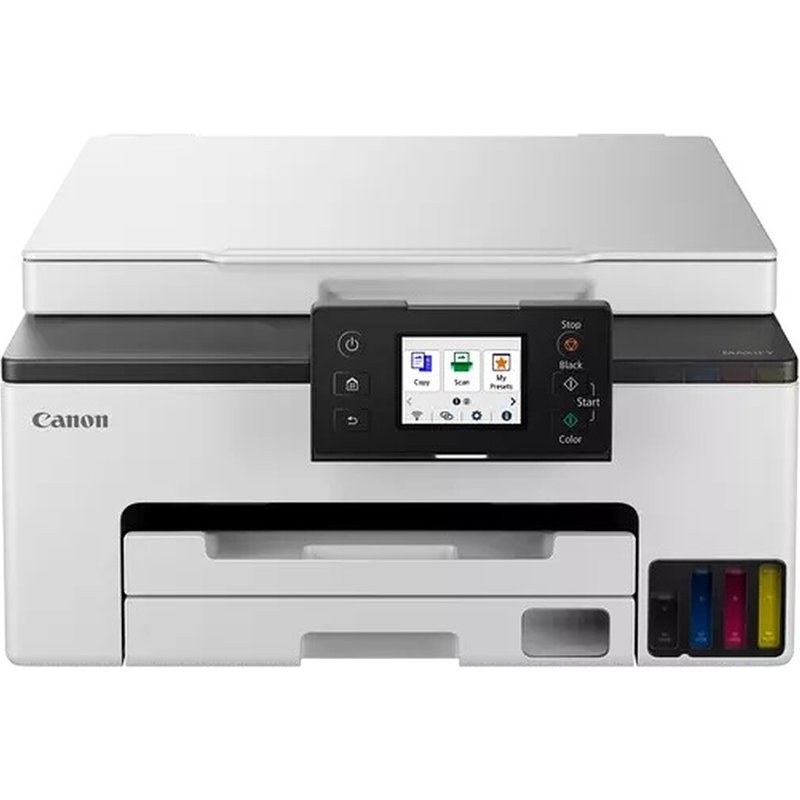 Imprimante multifonction 3-en-1 Canon Megatank Maxify GX1050 Blanc et Noir