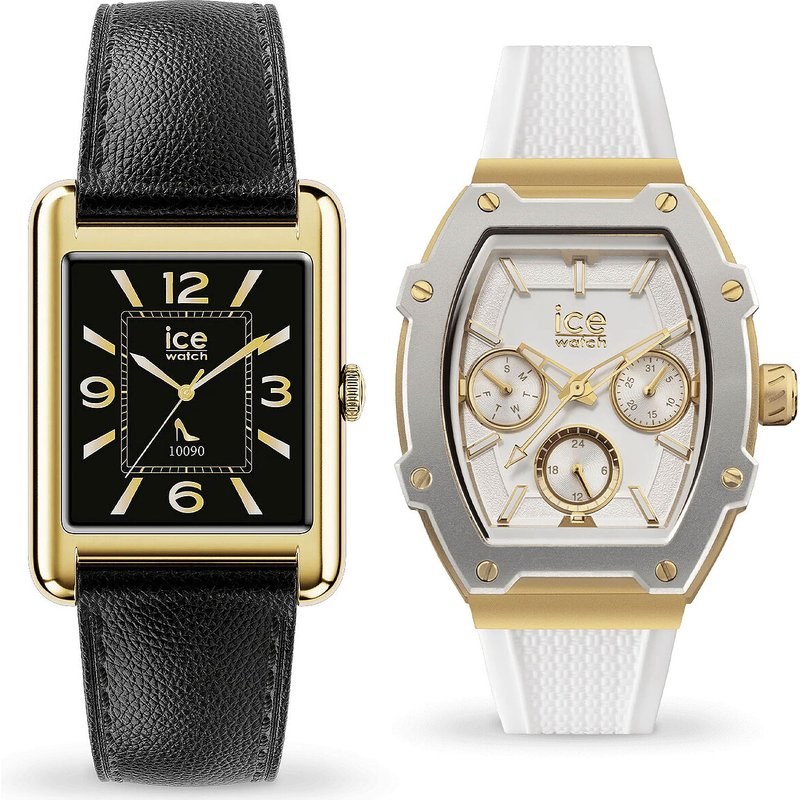 Ice-Watch Ice Watch Ice Smart TKS 2.0 1.40 Or/Noir + Ice Boliday Blanc/Or OFFERTE !