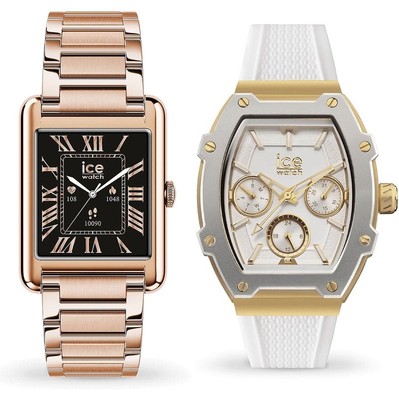 Ice-Watch Ice Watch Ice Smart TKS 2.0 (Rose Or) + Ice Boliday Blanc/Or OFFERTE !