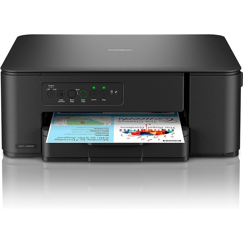 Imprimante multifonction 3-en-1 Brother DCP-J1260W Noir