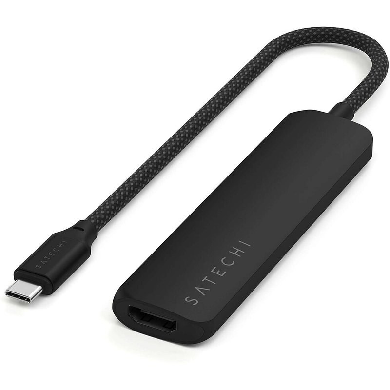 SATECHI Multiports USB-C Slim 4-en-1,4K (Noir)