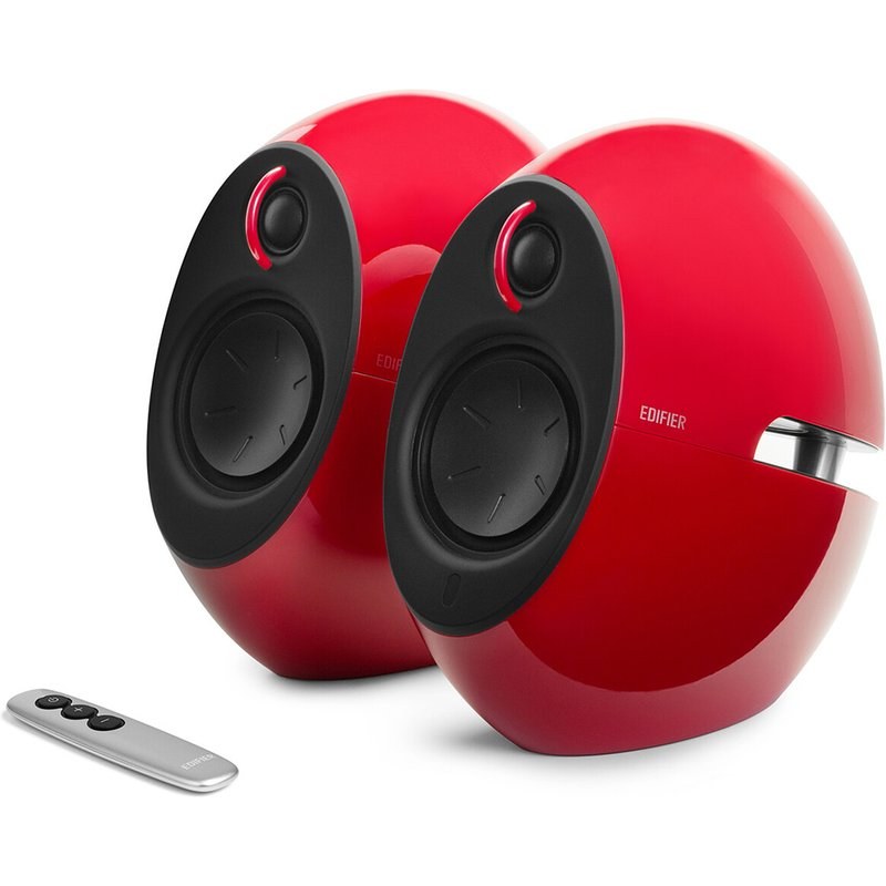 Enceintes Bluetooth Edifier Luna HD Rouge vendues par paire