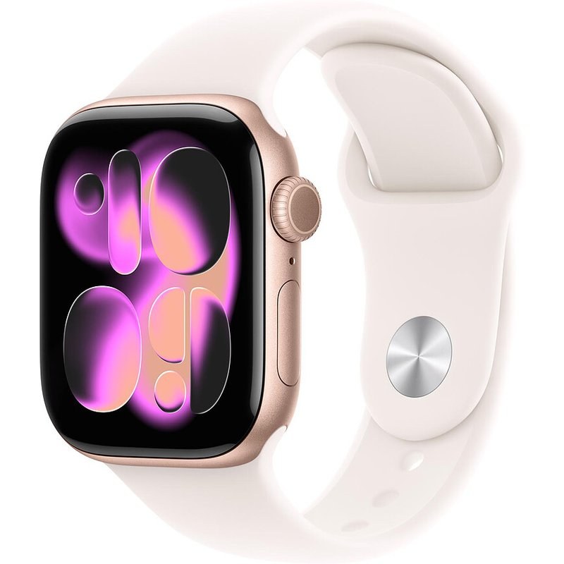 Apple Watch Series 11 GPS 42 mm Aluminium Or rose Bracelet Sport Rose M/L